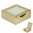 caja servilletas con cristal Ref. 7015