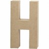 Letra de cartón de 20,5cm "H"