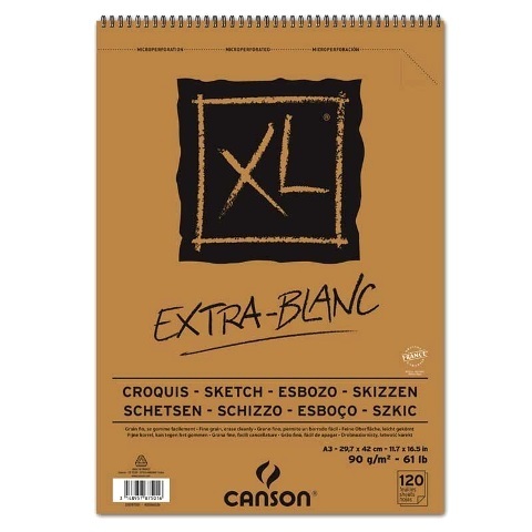 Bloc Xl Extra Blanco Canson 120H A3