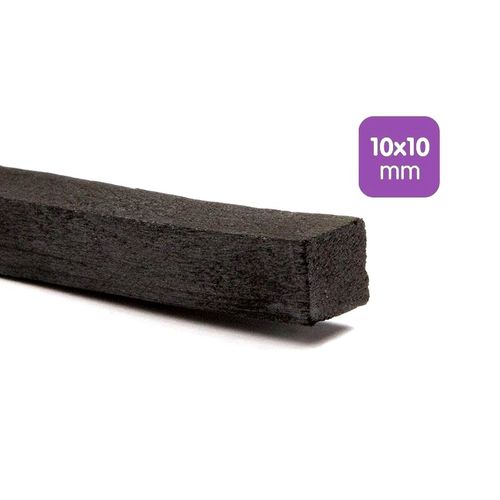 Barra carboncillo cuadrada Milan 10x10mm