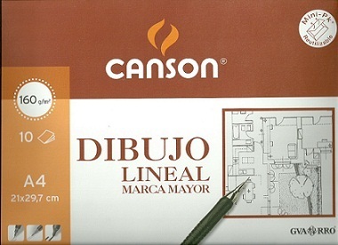 Minipack Marca Mayor Canson 160gr 10h A4