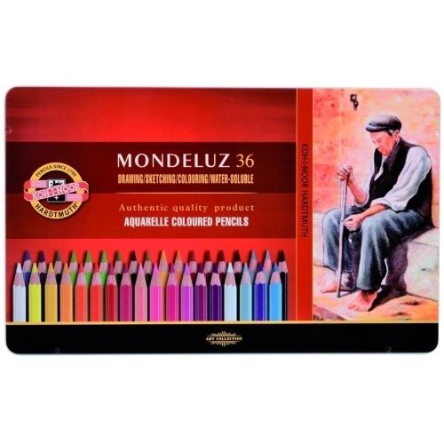 Mondeluz Koh-I-Noor 36 lápices acuarelables