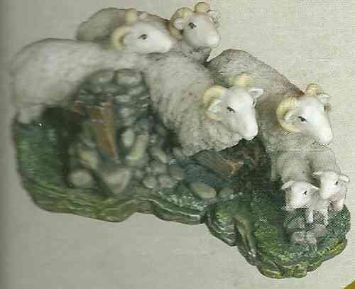 Rebaño ovejas Ref.295 ( 18 x 9 cm.)
