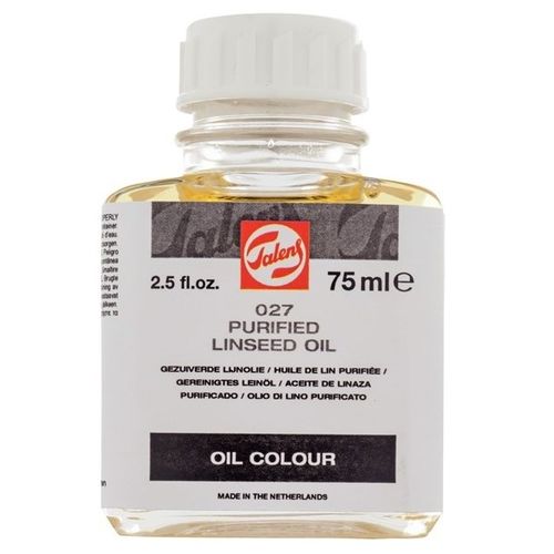 Aceite  lino purificado  027 Talens 75 ml.