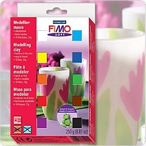 Fimo soft kit iniciación 12 colores