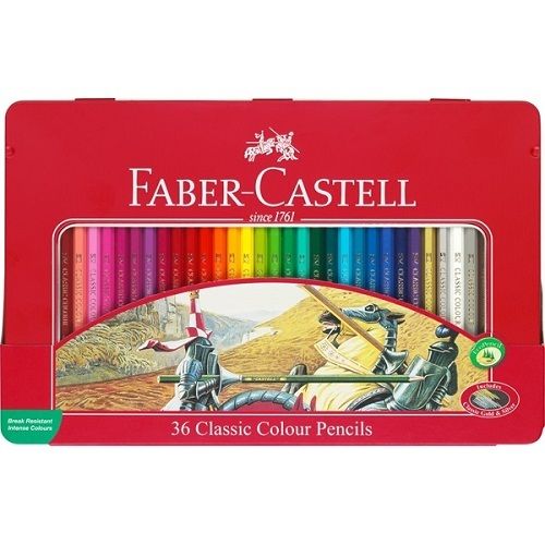 Caja metal Faber-Castell  36 colores 115846
