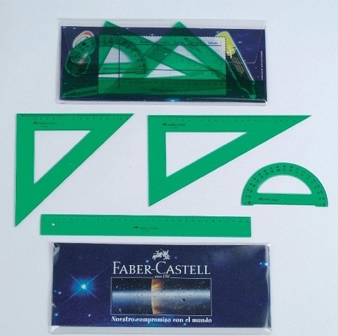 Escuadra y Cartabón - Escuadra y Cartabón Faber Castell