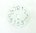 Esfera de reloj blanca arabe 65 mm