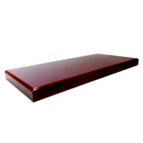 Peana rectangular de madera 10 x 7 cm