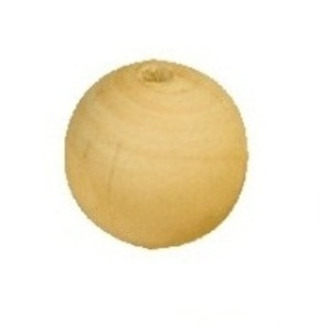 Bolas de madera natural 25 mm