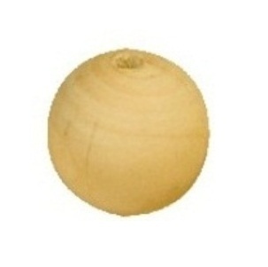 Bolas de madera natural 30 mm