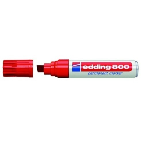 Rotulador Edding 800 / 2 rojo