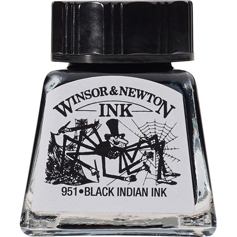 Tinta winsor and Newton 951 Negro 14 ml