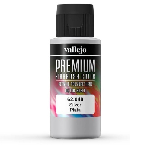 Premium RC Color Vallejo 62048 Plata 60ml