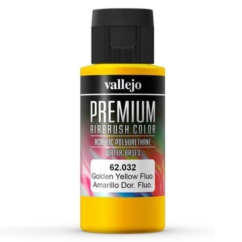 Premium Vallejo 62032 Amarillo Dorado Fluor