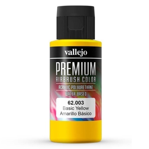 Premium Vallejo 62003 Amarillo Básico 60ml