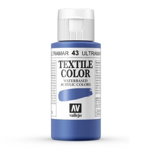 Textile Color 60ml Vallejo 43 Azul Ultramar