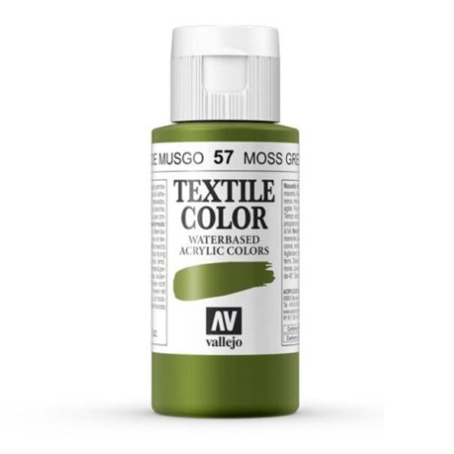 Textile Color 60ml Vallejo 57 Verde Musgo
