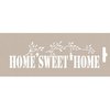 Stencil Mix Media 10x25cm "Home Sweet Home"