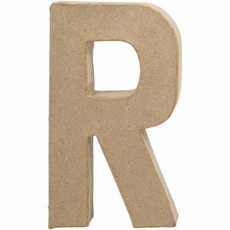 Letra de cartón de 20,5cm "R"