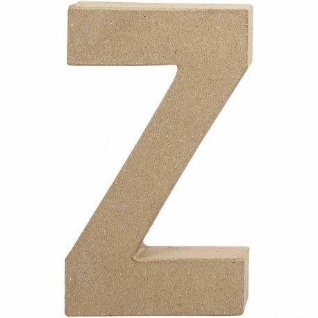 Letra de cartón de 20,5cm "Z"