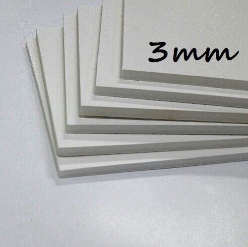 Cartón pluma blanco 3mm (21x29,7cm)