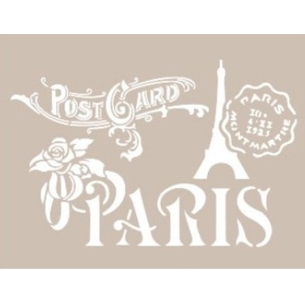 Plantilla Cadence 21x30cm "Paris Postcard"