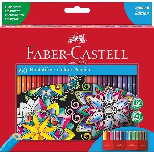 Caja 60 lápices color Faber-Castell 111260
