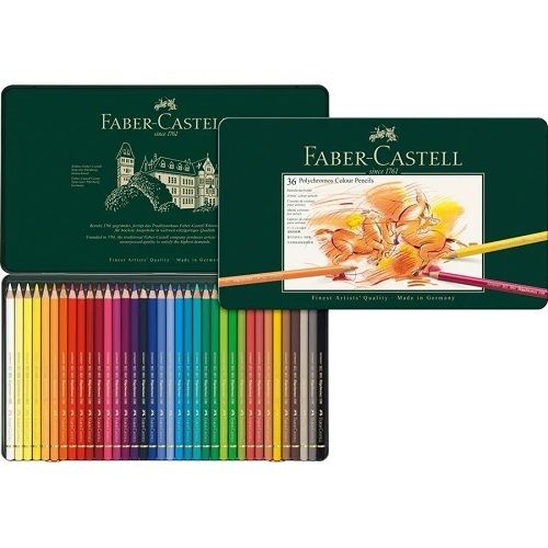 Caja 36 lápices polychromos Faber-Castell