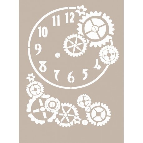 Plantilla Cadence 21x30cm "Engranaje Reloj"