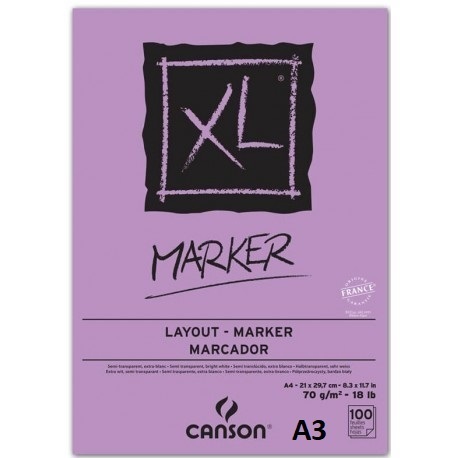 Bloc Canson XL Marker 100h A3