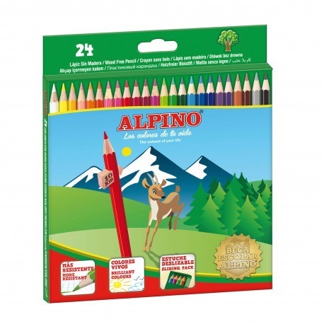 24 Lápices colores Alpino Classic