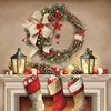 Servilleta M169 "Wreath and Socks"