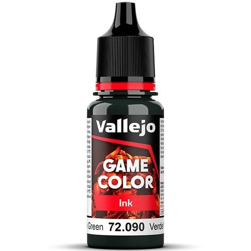 Tinta Game Color Vallejo 72090 Verde Negro