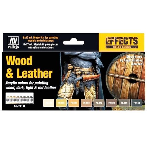 Model Color Wood & Leather Vallejo 70182