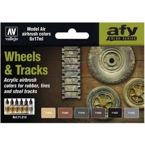 Set 6 Model Air Wheels &amp; Tracks 71213