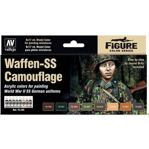 Set Model Color Waffen SS Camouflage