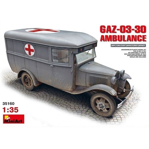 35160 Ambulancia MiniArt GAZ03 30  1/35