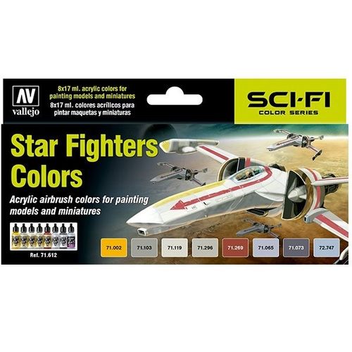 Set 8 Model Air Star Fighters Colors 71612