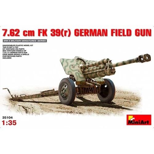 Miniart Cañon de campo alemán 7,62cm  FK39