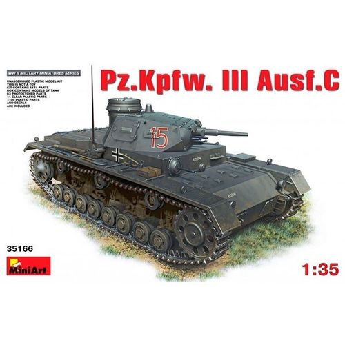 Tanque Miniart Panzerkampfwagen 3 Ausf.C