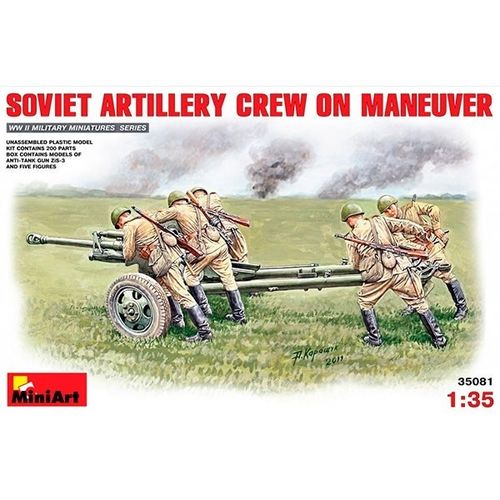 Figuras Miniart Soviet Artillery Maneuver