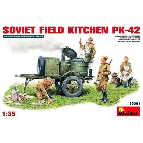 Figuras Miniart cocina campo soviética KP42