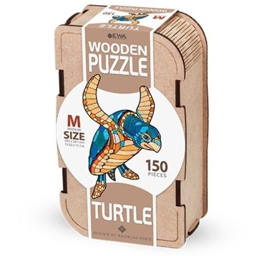Puzzle EWA Tortuga 150pz caja madera