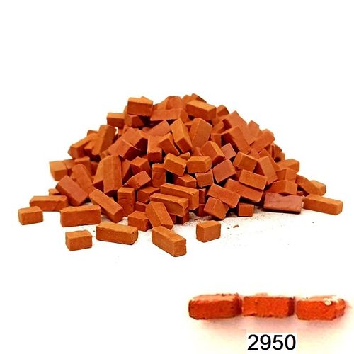 Piedra mosaico Roja CUIT 2950 (6X6X12mm)
