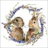 Servilleta M213 Rabbit Wreath