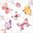 Servilleta M214 Butterfly Collection Rose