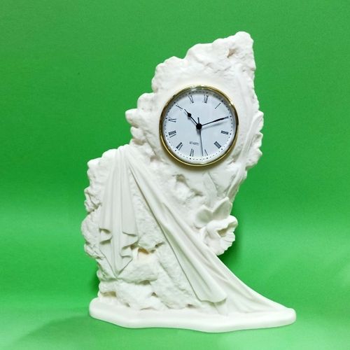 Reloj de marmolina 31x24x6cm Ref. 5820