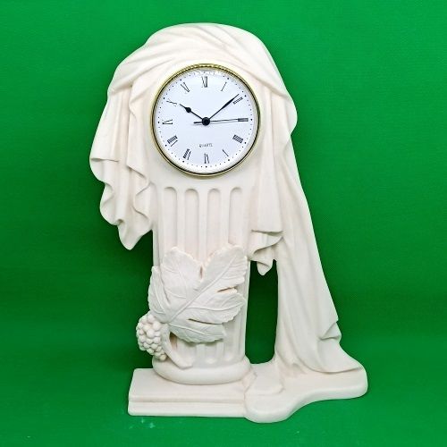 Reloj de marmolina 30x21x7cm Ref.5822