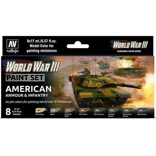 Set Vallejo WWIII American Armour-Infantry